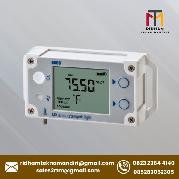 HOBO Temp/RH/Light/Ext-Analog Data Logger