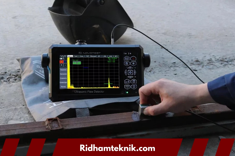 cara kerja alat ultrasonic flaw detector